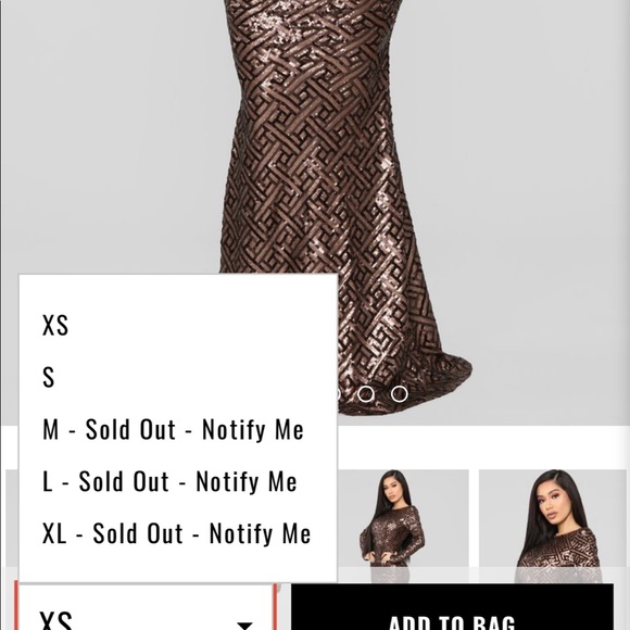 Fashion Nova Forever Your Love Sequin Dress - Picture 7 of 8